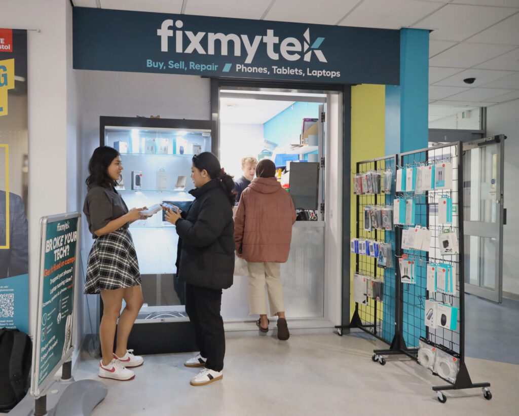 Photo of the FixMyTek shop at UWE Bristol